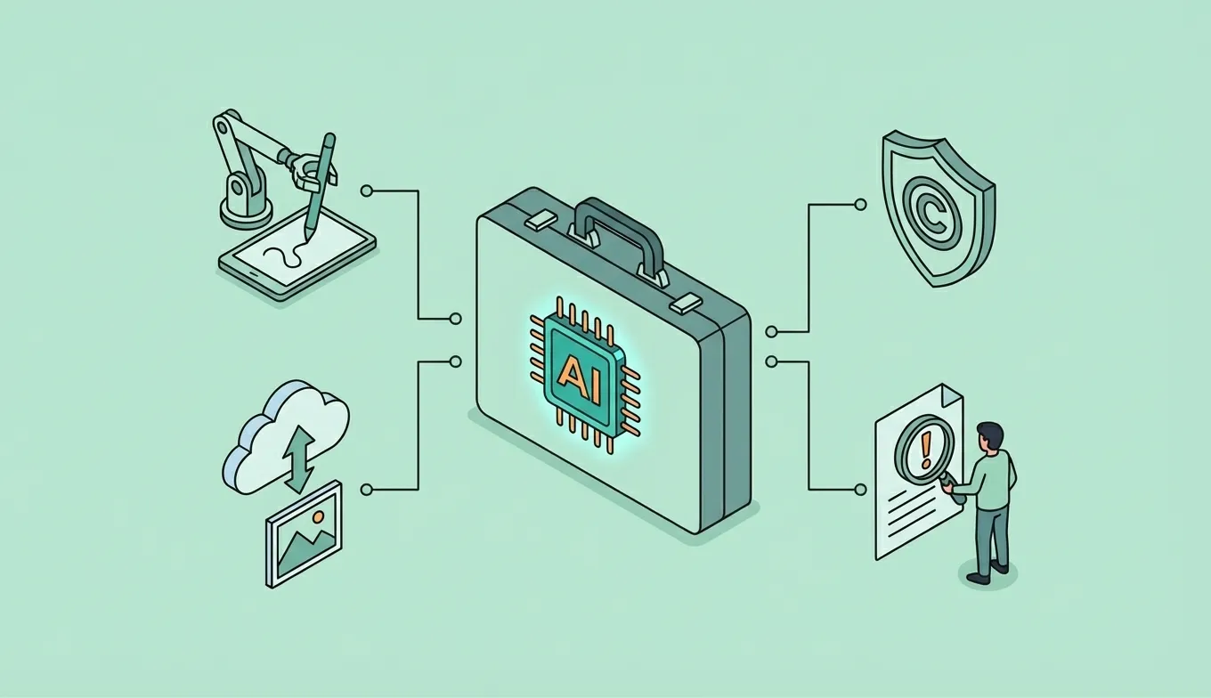 AI画像生成をビジネスで使う際の著作権と注意点