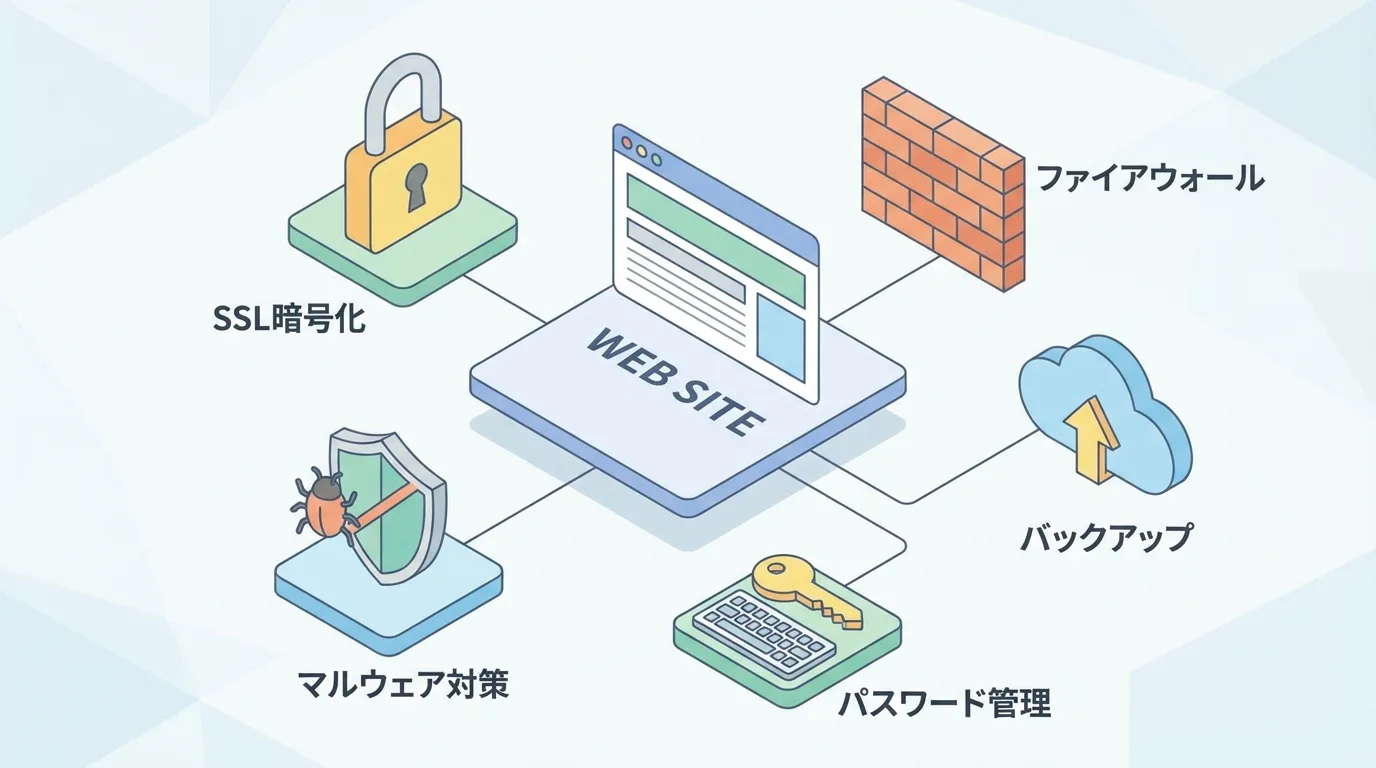 ホームページのセキュリティ対策｜最低限やるべき5つのこと