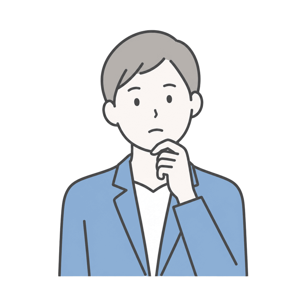 悩む男性