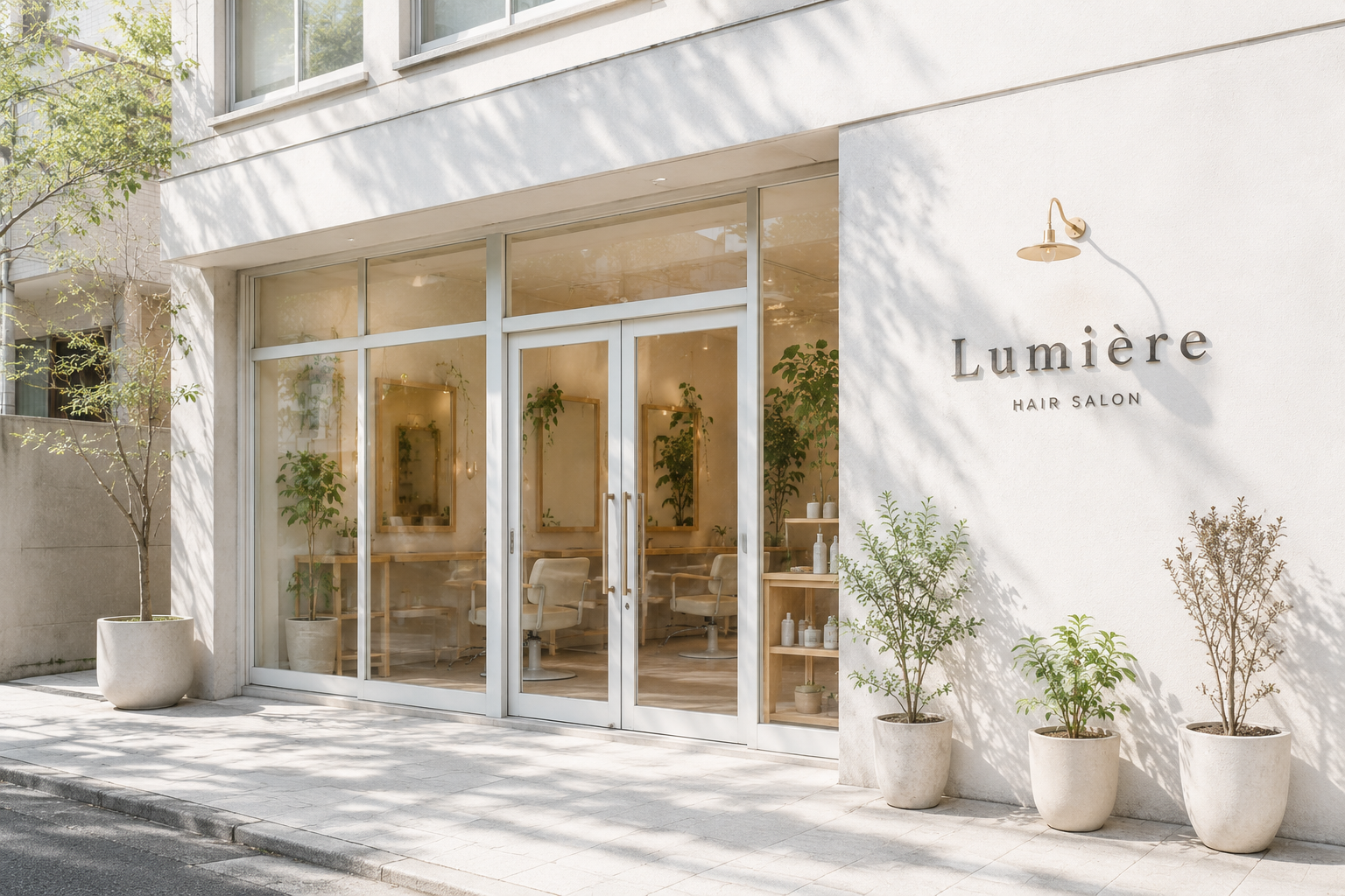 Lumière HAIR SALON の外観